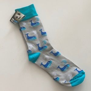 WWF whale socks *bundle 3 for $15, 5 for $20!*